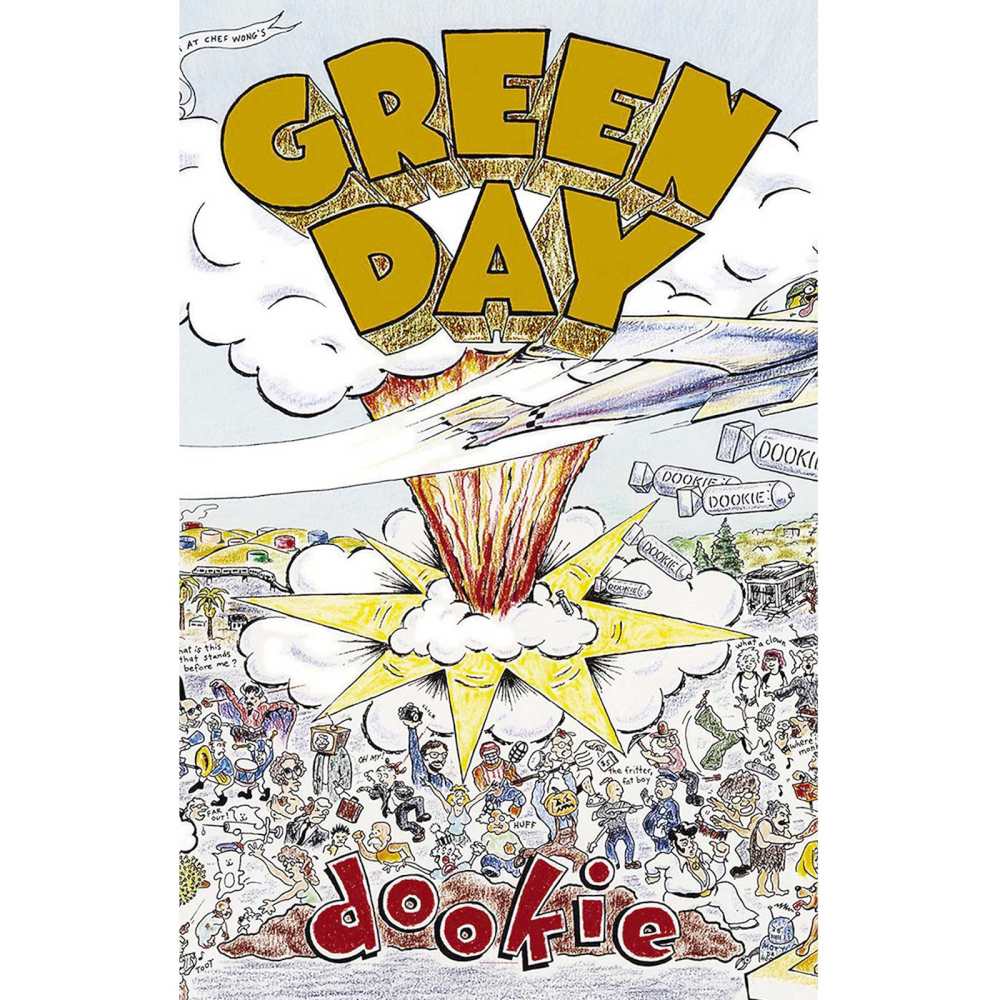 Green Day - Dookie Textilposter - Mehrfarben